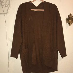 Brown, baggy style sweater